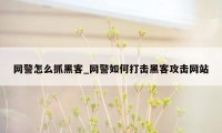 网警怎么抓黑客_网警如何打击黑客攻击网站