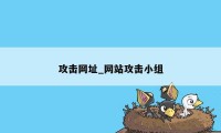 攻击网址_网站攻击小组