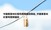 中国黑客叫红客吗视频播放网站_中国黑客叫红客吗视频播放