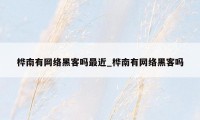 桦南有网络黑客吗最近_桦南有网络黑客吗