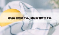 网站漏洞检测工具_网站漏洞攻击工具